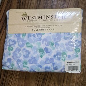 Westminister Full Sheet Set New Purple gray green Vintage